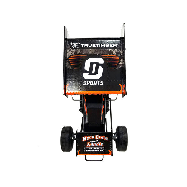 Winged Sprint Car #5 Spencer Bayston "TrueTimber Camo" CJB Motorsports "Rookie of the Year" "World of Outlaws" (2022) 1/18 Diecast Model Car by ACME