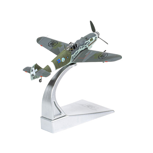 Messerschmitt Me109G-6 (Trop) Fighter Aircraft "Maggiore Antonio Vizzotto 150 Gruppo Gigi Tre Osei Regia Aeronautica Sicily" (July 1943) "The Aviation Archive" Series 1/72 Diecast Model by Corgi