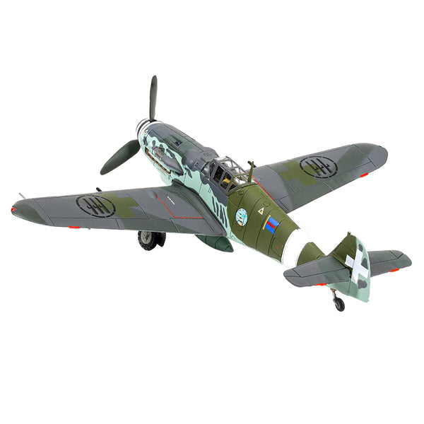 Messerschmitt Me109G-6 (Trop) Fighter Aircraft "Maggiore Antonio Vizzotto 150 Gruppo Gigi Tre Osei Regia Aeronautica Sicily" (July 1943) "The Aviation Archive" Series 1/72 Diecast Model by Corgi