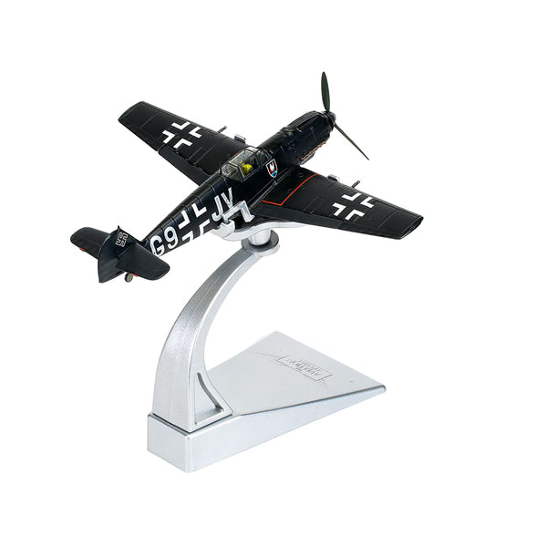 Messerschmitt Bf 109E-4 Fighter Aircraft "G9+JV Nightfighter Operations Dusseldorf Germany" (1941) Luftwaffe "The Aviation Archive" Series 1/72 Diecast Model by Corgi