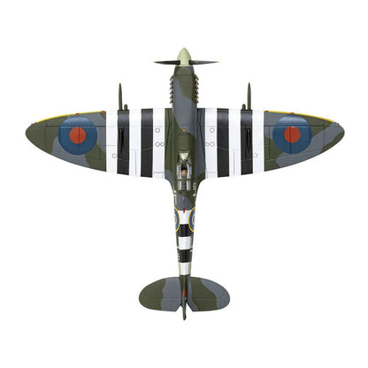 Supermarine Spitfire Mk.IX Fighter Aircraft with Commander J.E. "Johnnie" Johnson Figure 144 Wing RCAF "Spitfire Beer Truck" "D-Day Operation Overlord" Normandy (June 1944) "The Aviation Archive" Series 1/72 Diecast Model by Corgi