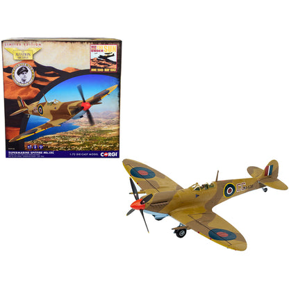 Supermarine Spitfire Mk.IXc Fighter Aircraft "WG CDR Colin Falkland Gray RAF 322 Wing Operation Husky" (July 1943) "The Aviation Archive" Series 1/72 Diecast Model by Corgi