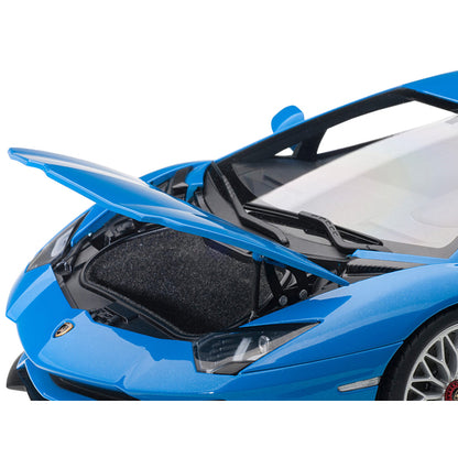 Lamborghini Aventador S Blu Nila/ Pearl Blue 1/18 Model Car by Autoart