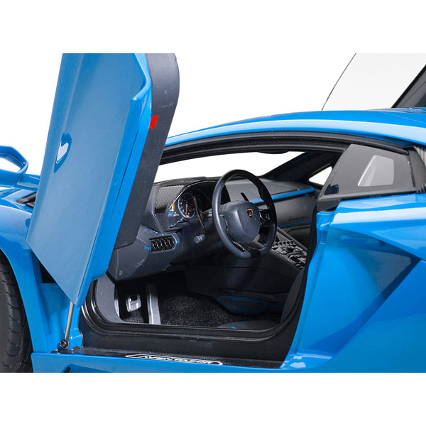 Lamborghini Aventador S Blu Nila/ Pearl Blue 1/18 Model Car by Autoart