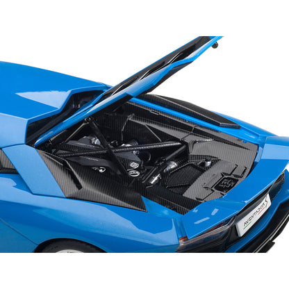 Lamborghini Aventador S Blu Nila/ Pearl Blue 1/18 Model Car by Autoart