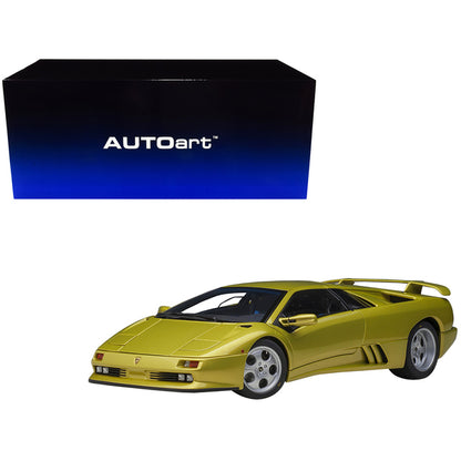 Lamborghini Diablo SE30 Giallo Spyder Yellow Metallic 1/18 Model Car by Autoart