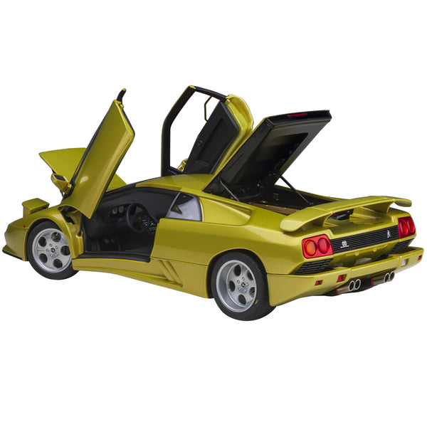 Lamborghini Diablo SE30 Giallo Spyder Yellow Metallic 1/18 Model Car by Autoart