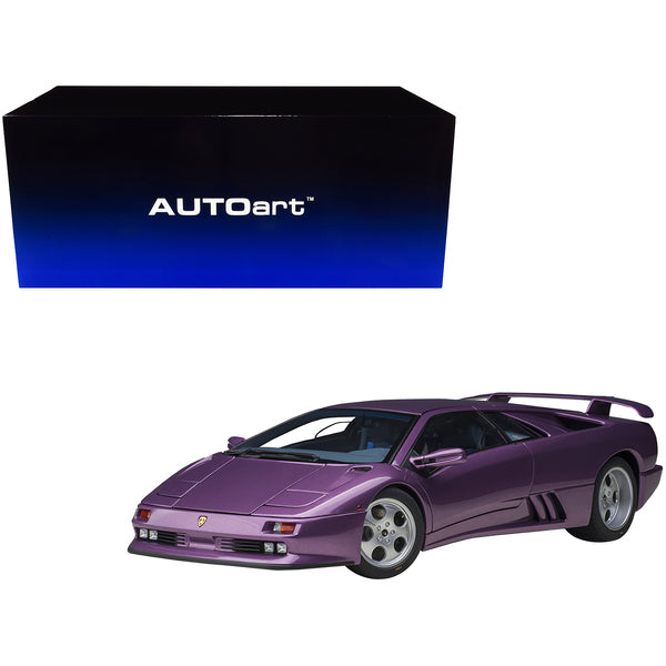 Lamborghini Diablo SE30 Viola Purple Metallic 1/18 Model Car by Autoart