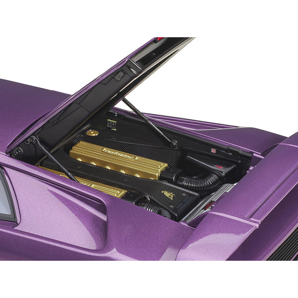 Lamborghini Diablo SE30 Viola Purple Metallic 1/18 Model Car by Autoart