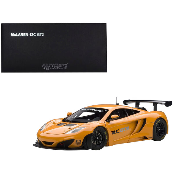 Mclaren 12C GT3 Presentation Car Metallic Orange 1/18 Diecast Model Car by Autoart