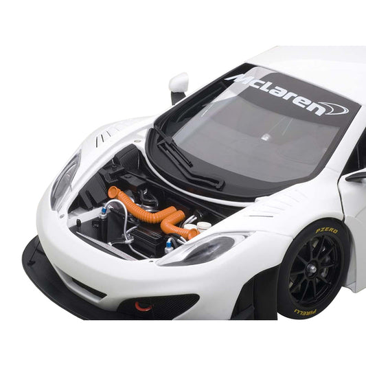 Mclaren 12C GT3 White 1/18 Diecast Model Car by Autoart