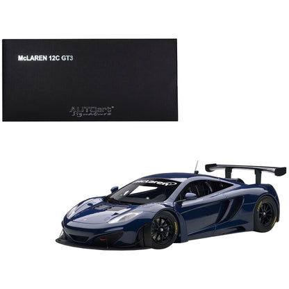 Mclaren 12C GT3 Azure Blue 1/18 Diecast Model Car by Autoart