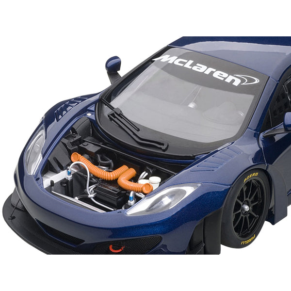 Mclaren 12C GT3 Azure Blue 1/18 Diecast Model Car by Autoart