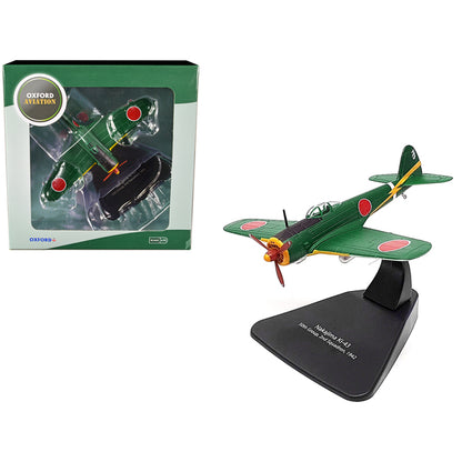 Nakajima Ki-43 Hayabusa Fighter Plane 50th Group 2nd Squadron (1942) "Oxford Aviation" Series 1/72 Diecast Model Airplane by Oxford Diecast