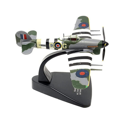 Hawker Typhoon 1B War Plane W.C. Charles Green 121 Squadron RAF Holmsley South (June 1944) "Oxford Aviation" Series 1/72 Diecast Model Airplane by Oxford Diecast