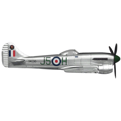 Hawker Tempest MK V Fighter Plane SN330 No.3 Squadron RAF Wunstorf Germany (1946) "Oxford Aviation" Series 1/72 Diecast Model Airplane by Oxford Diecast