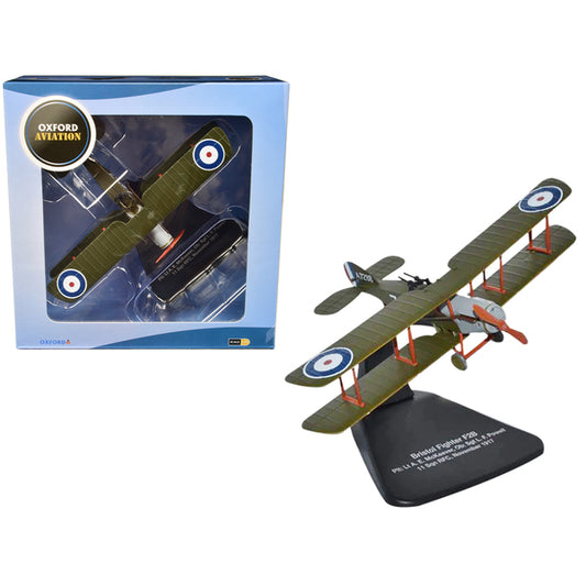 Bristol F2B Fighter Plane "Plt: Lt A.E. McKeever Ob: Sgt L.F. Powell" 11 Squadron RFC (November 1917) "Oxford Aviation" Series 1/72 Diecast Model Airplane by Oxford Diecast