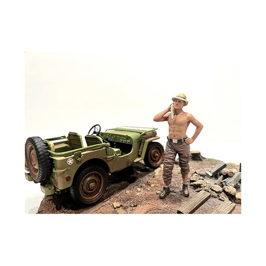 "4X4 Mechanic" Figure 1 for 1/18 Scale Models by American Diorama