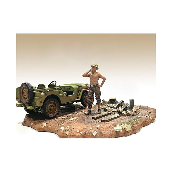 "4X4 Mechanic" Figure 1 for 1/18 Scale Models by American Diorama