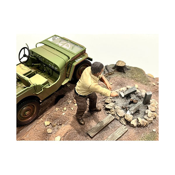 "4X4 Mechanic" Figure 3 for 1/18 Scale Models by American Diorama