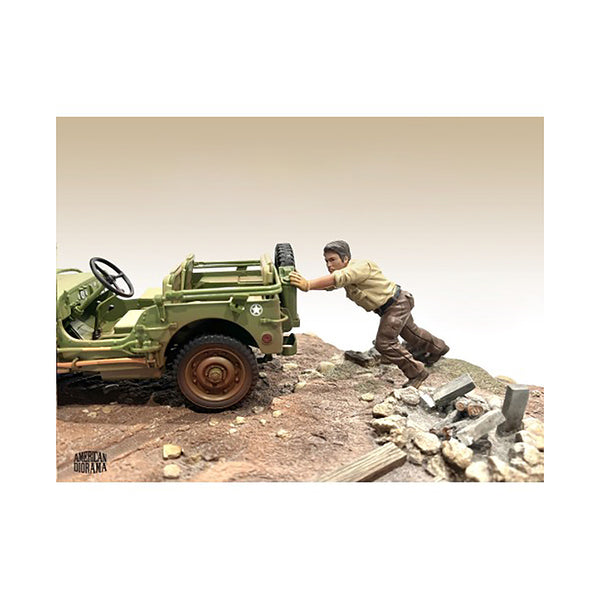 "4X4 Mechanic" Figure 5 for 1/18 Scale Models by American Diorama