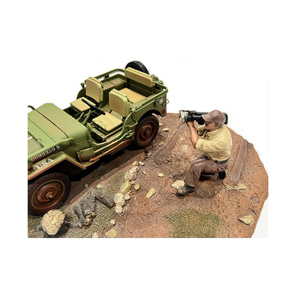 "4X4 Mechanic" Figure 7 for 1/18 Scale Models by American Diorama