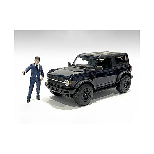 "The Dealership" Male Salesperson Figurine for 1/18 Scale Models by American Diorama