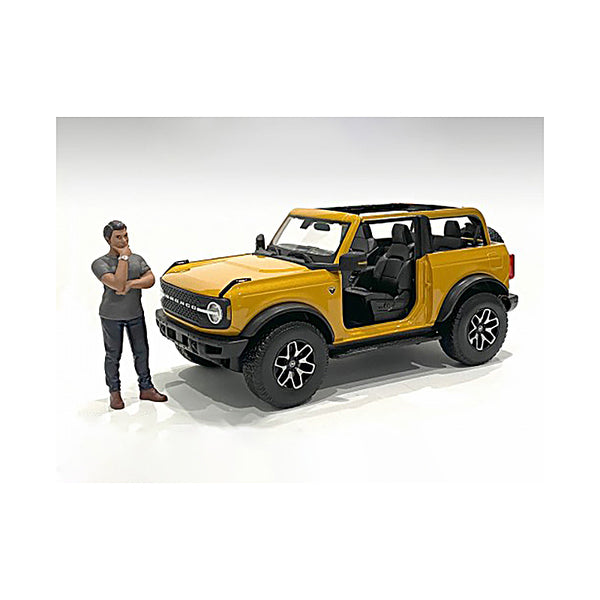 "The Dealership" Customer III Figurine for 1/18 Scale Models by American Diorama