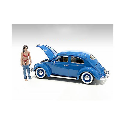 Beach Girl Gina Figurine for 1/18 Scale Models by American Diorama