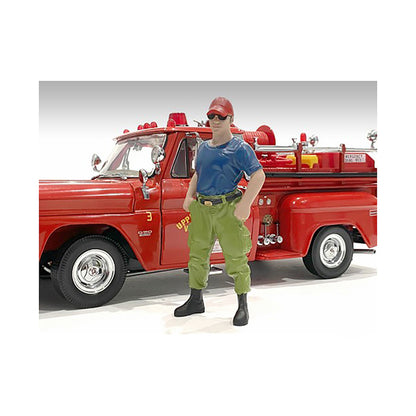 "Firefighters" Off Duty Figure for 1/18 Scale Models by American Diorama