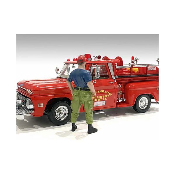 "Firefighters" Off Duty Figure for 1/18 Scale Models by American Diorama