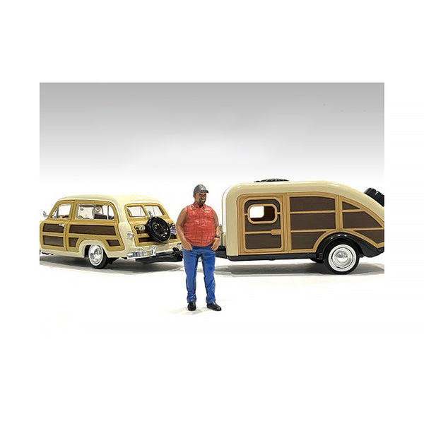 "Campers" Figure 1 for 1/18 Scale Models by American Diorama