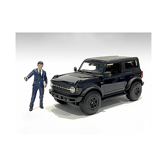 "The Dealership" Male Salesperson Figurine for 1/24 Scale Models by American Diorama