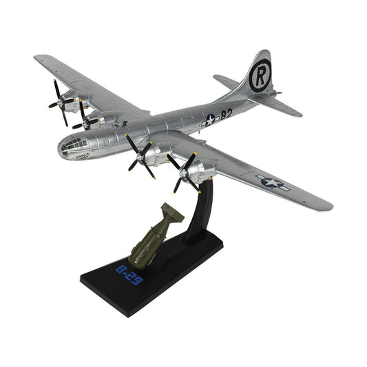 Boeing B-29 Superfortress Bomber Aircraft U.S. Air Force "Enola Gay" with 1/60 Scale "Little Boy" Bomb Replica 1/144 Diecast Model by Air Force 1