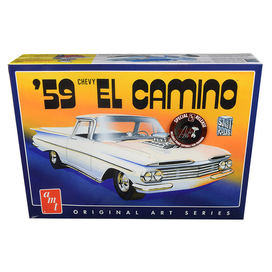 Skill 2 Model Kit 1959 Chevrolet El Camino 2 in 1 Kit "Original Art Series" 1/25 Scale Model by AMT