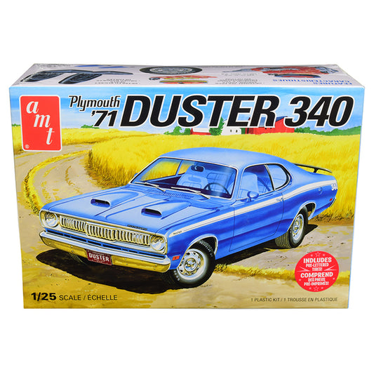 Skill 2 Model Kit 1971 Plymouth Duster 340 1/25 Scale Model by AMT