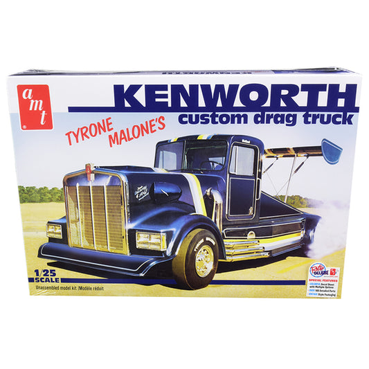 Skill 3 Model Kit Tyrone Malone's Kenworth Custom Drag Truck 1/25 Scale Model by AMT