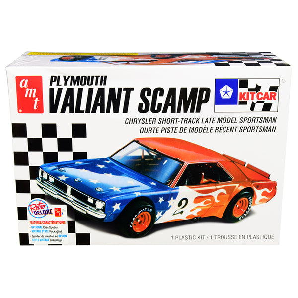 Skill 2 Model Kit Plymouth Valiant Scamp Kit Car 1/25 Scale Model by AMT