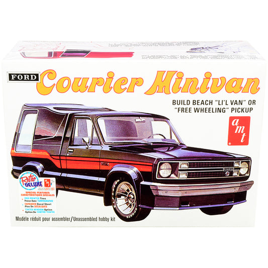 Skill 2 Model Kit 1978 Ford Courier Minivan 2-in-1 Kit 1/25 Scale Model by AMT