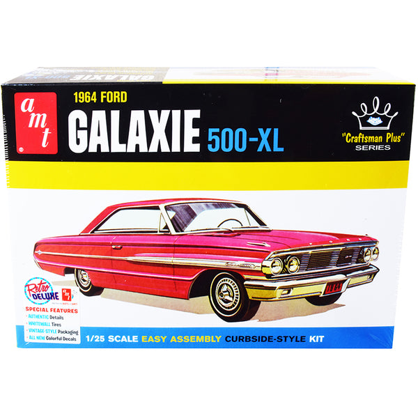 Skill 2 Model Kit 1964 Ford Galaxie 500-XL "Craftsman Plus" Series 1/25 Scale Model by AMT