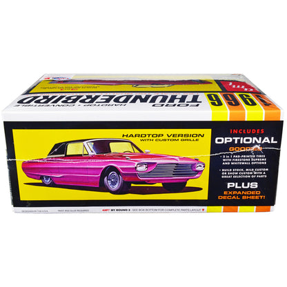 Skill 2 Model Kit 1966 Ford Thunderbird Hardtop/Convertible 3-in-1 Kit 1/25 Scale Model by AMT