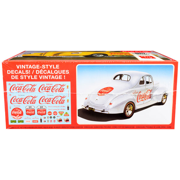 Skill 3 Model Kit 1940 Ford Coupe "Coca-Cola" 1/25 Scale Model by AMT