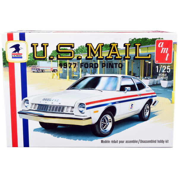 Skill 2 Model Kit 1977 Ford Pinto "United States Postal Service (USPS)" 1/25 Scale Model by AMT