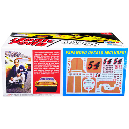 Skill 2 Model Kit 1974 Chevrolet Malibu Stock Car #54 Lennie Pond 1/25 Scale Model by AMT