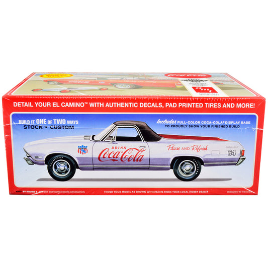 Skill 3 Model Kit 1968 Chevrolet El Camino SS and Soap Box Derby Racing Car 2 in 1 Kit "Coca-Cola" 1/25 Scale Model Car by AMT