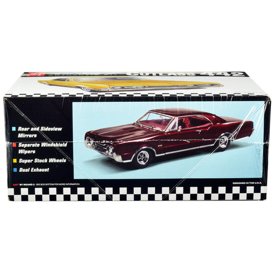 Skill 2 Model Kit 1967 Oldsmobile Cutlass 442 1/25 Scale Model by AMT