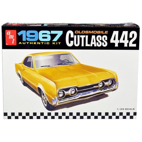 Skill 2 Model Kit 1967 Oldsmobile Cutlass 442 1/25 Scale Model by AMT