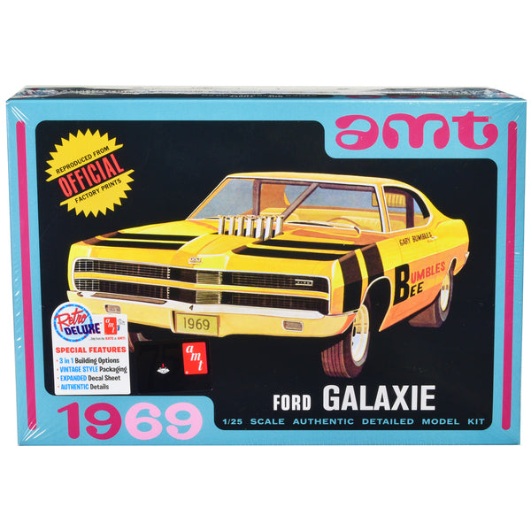 Skill 2 Model Kit 1969 Ford Galaxie 3-in-1 Kit 1/25 Scale Model by AMT