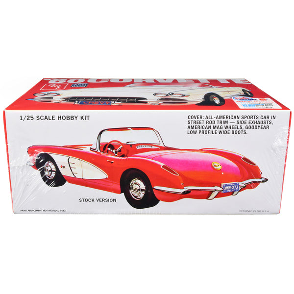 Skill 2 Model Kit 1960 Chevrolet Corvette "Street Rods" 1/25 Scale Model by AMT