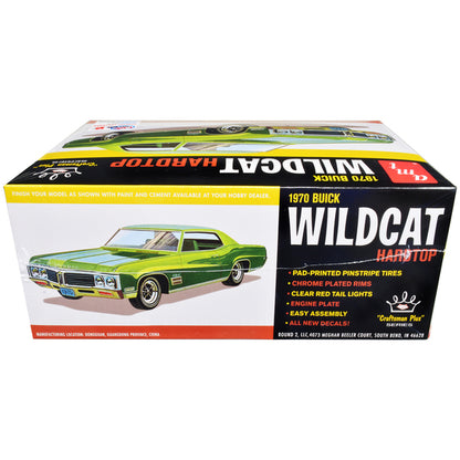 Skill 2 Model Kit 1970 Buick Wildcat Hardtop "Craftsman Plus" Series 1/25 Scale Model by AMT